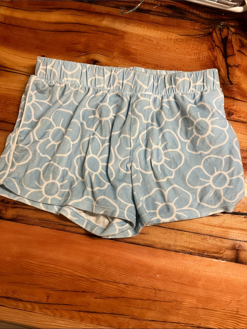 art class Light Blue Floral Sleepwear Drawstring Shorts
